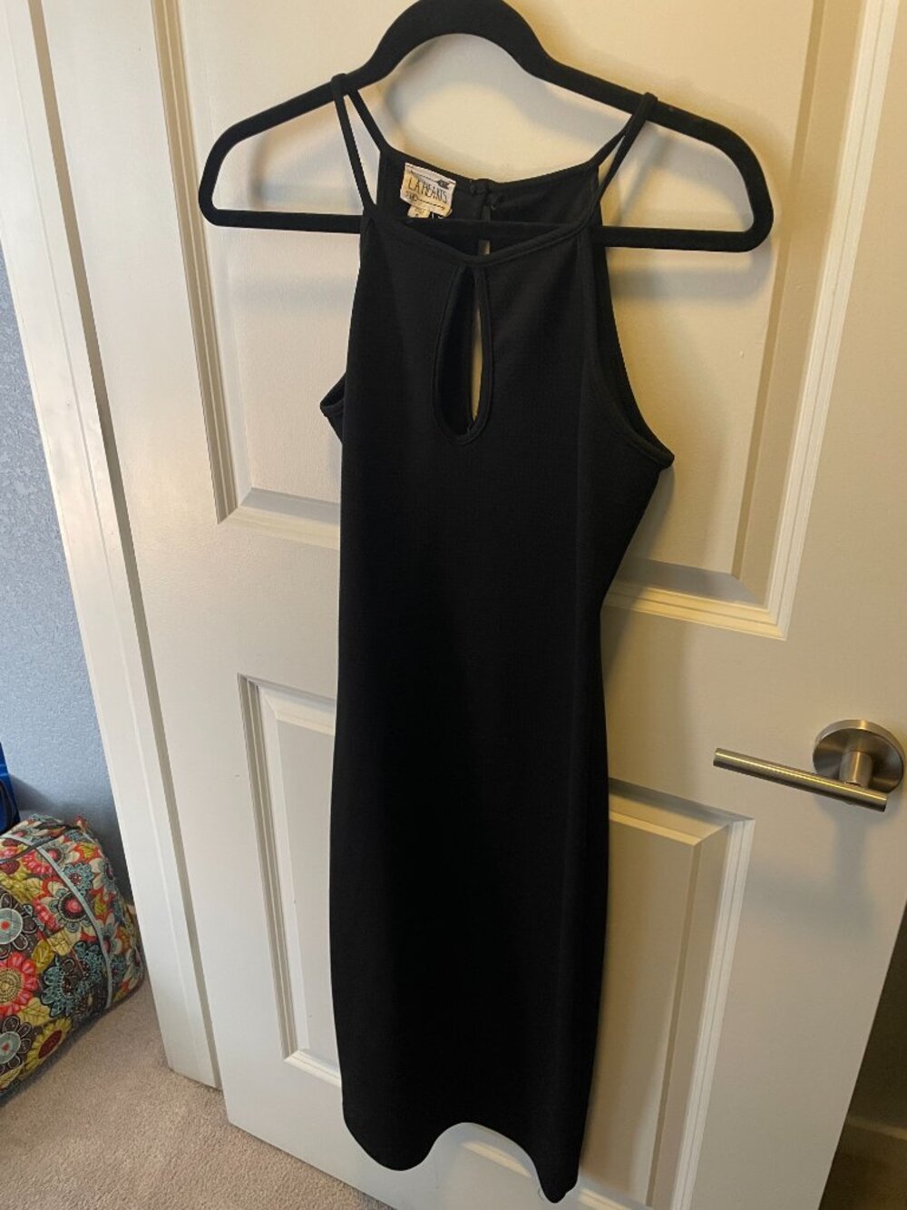 Black Long Mid-Calf Dress